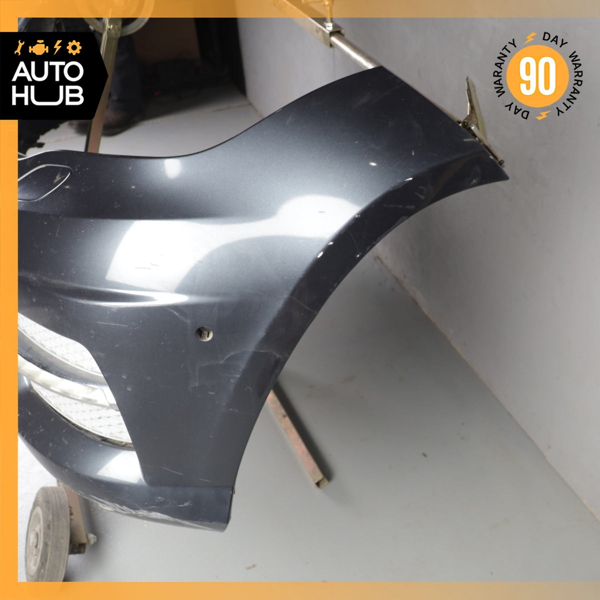 13-15 Mercedes X204 GLK250 GLK350 AMG Sport Front Bumper Cover Assembly Gray OEM - photo 7