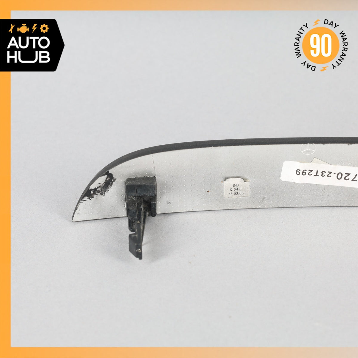 03-06 Mercedes W220 S55 AMG S430 Center Console Trim Cover Wood 2206803982 OEM - photo 7