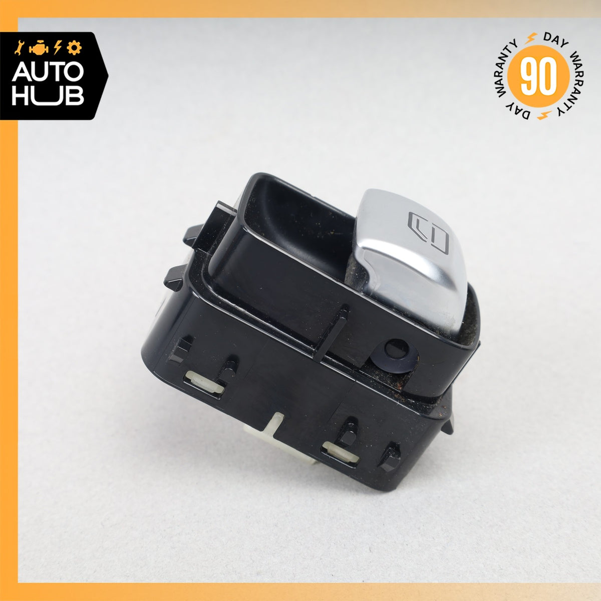 14-17 Mercedes W222 S65 AMG S550e Front Right Window Control Switch Black OEM - photo 2