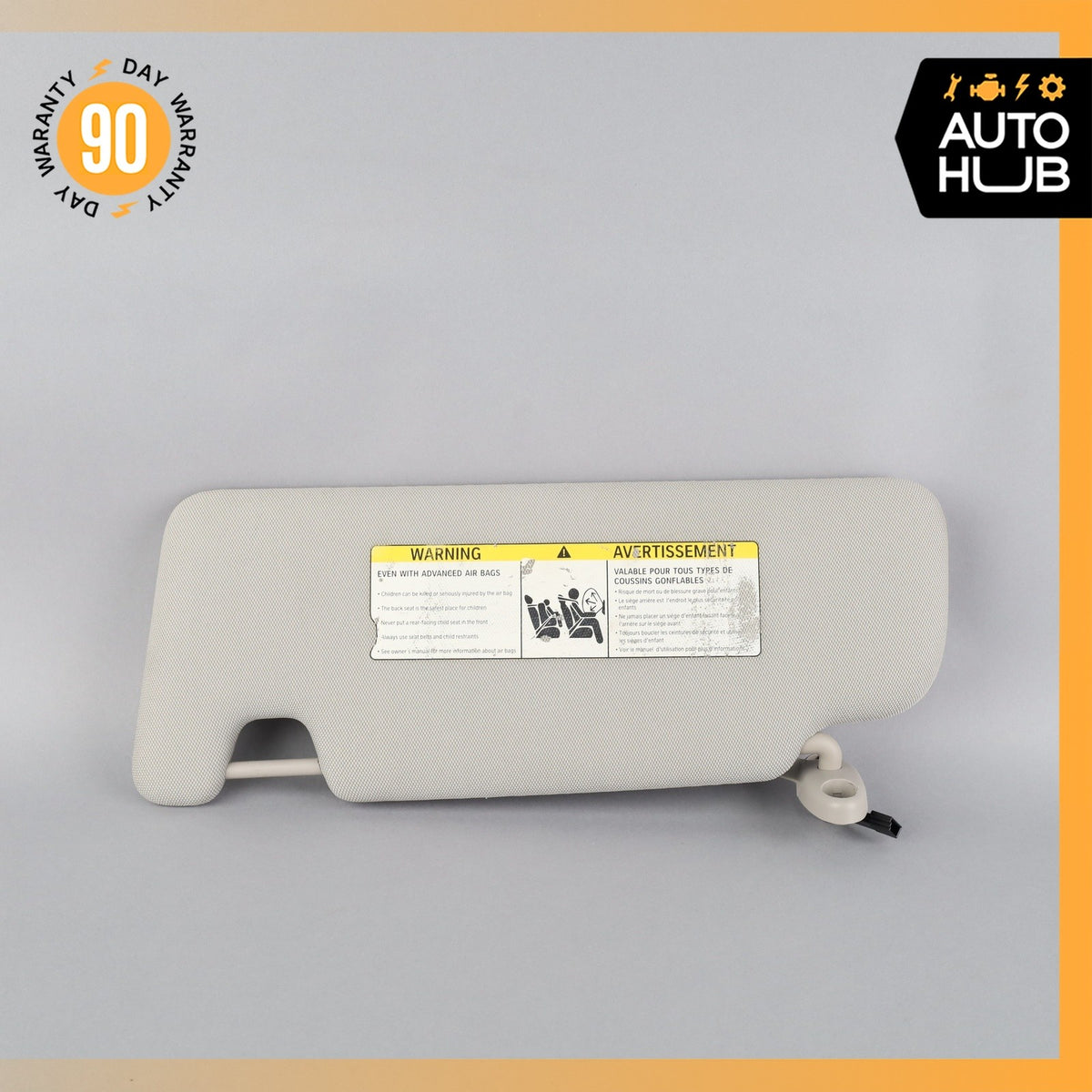 14-21 BMW i3 I01 Right Passenger Side Sunvisor Sun Visor OEM 43k - photo 2