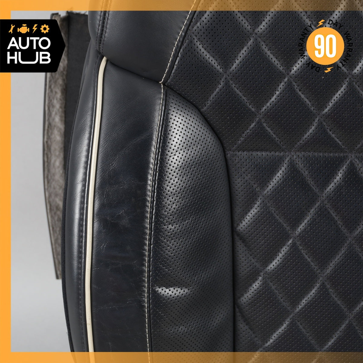 12-16 Mercedes X166 GL350 ML63 Front Right Top Upper Seat Cushion Designo OEM - photo 6