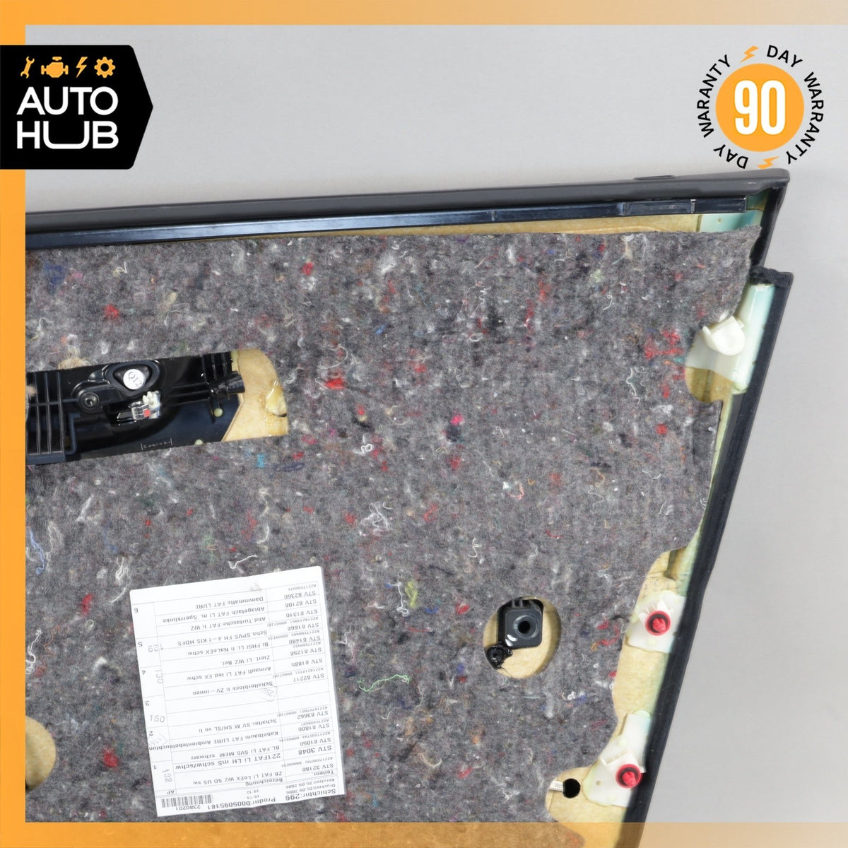07-09 Mercedes W221 S600 Front Left Driver Side Door Panel Exclusive Black OEM - photo 15