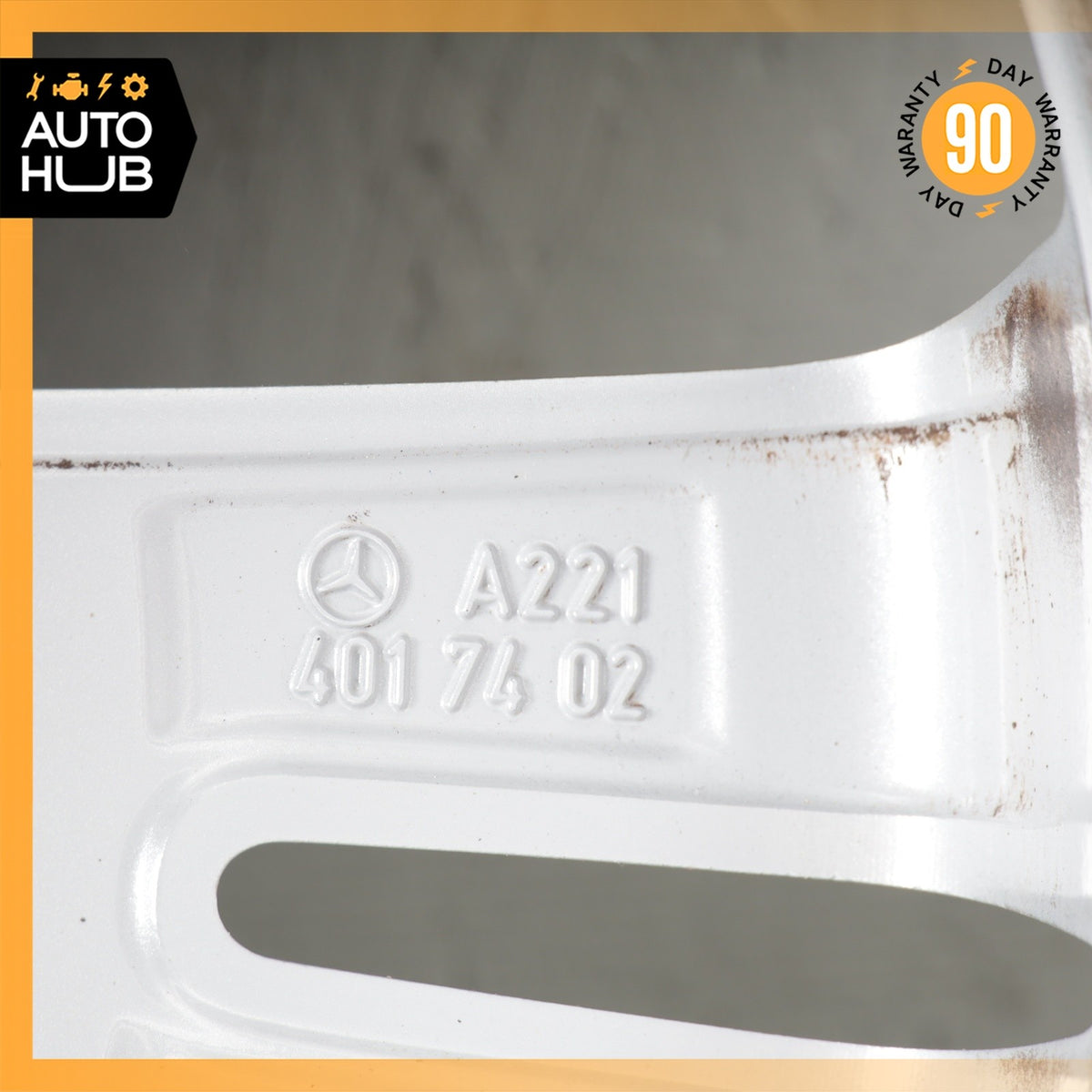 Mercedes W221 S400 S550 CL550 8.5 x 18 18" Wheel Rim Silver 2214017402 OEM - photo 21