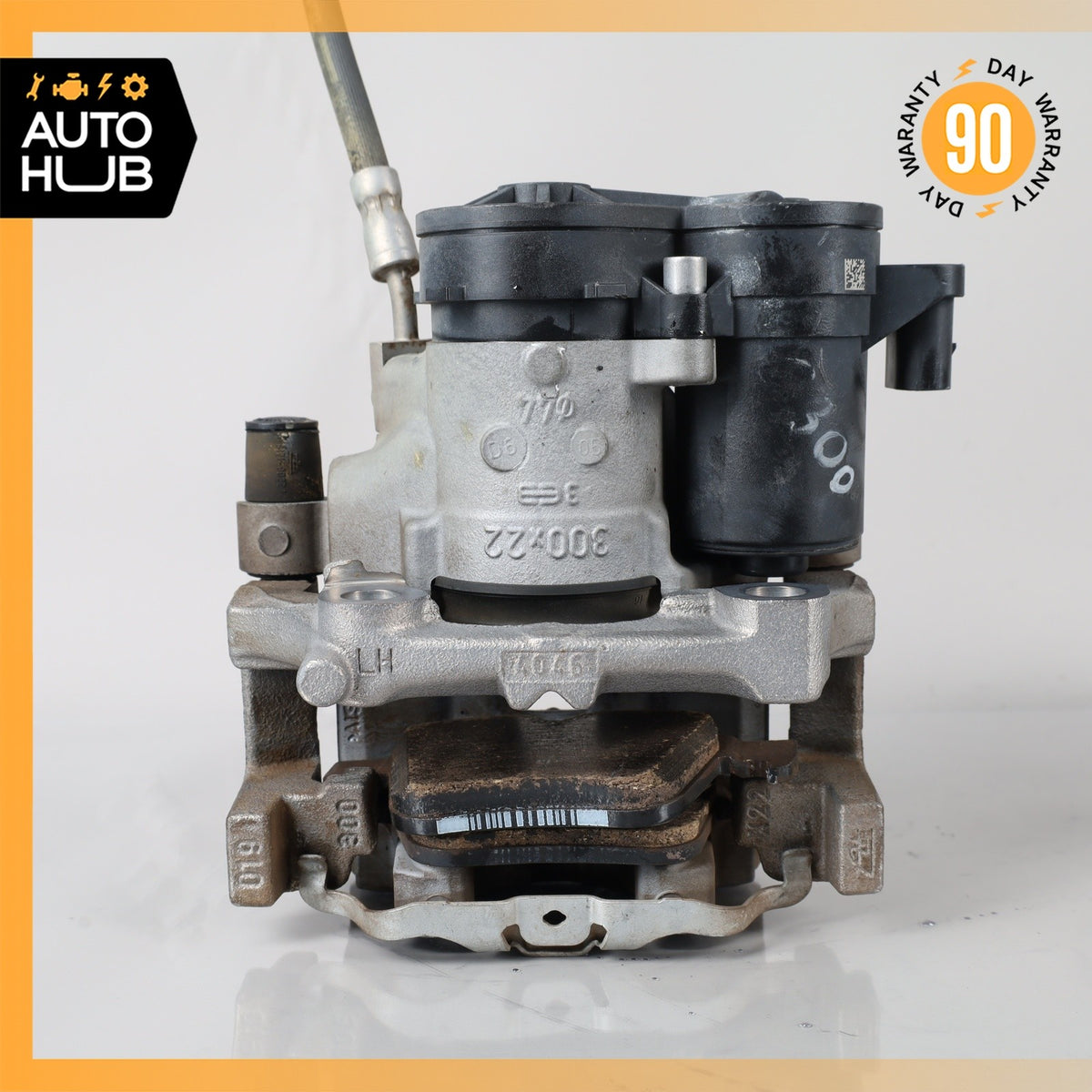 Mercedes W205 C300 C350e Rear Brake Caliper Calipers w/ Actuator Set OEM 57k - photo 4