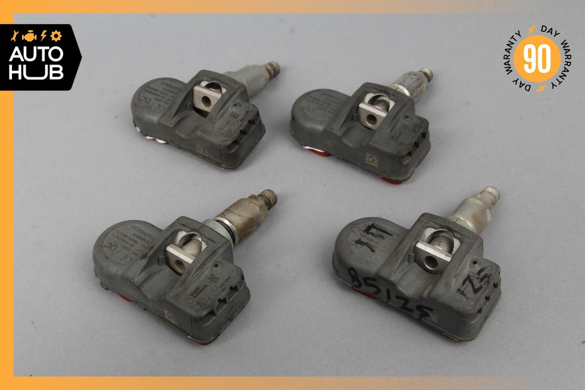 08-14 Mercedes W204 C250 GLK350 TPMS Tire Pressure Sensor Sensors Set 433.92 MHZ - photo 9