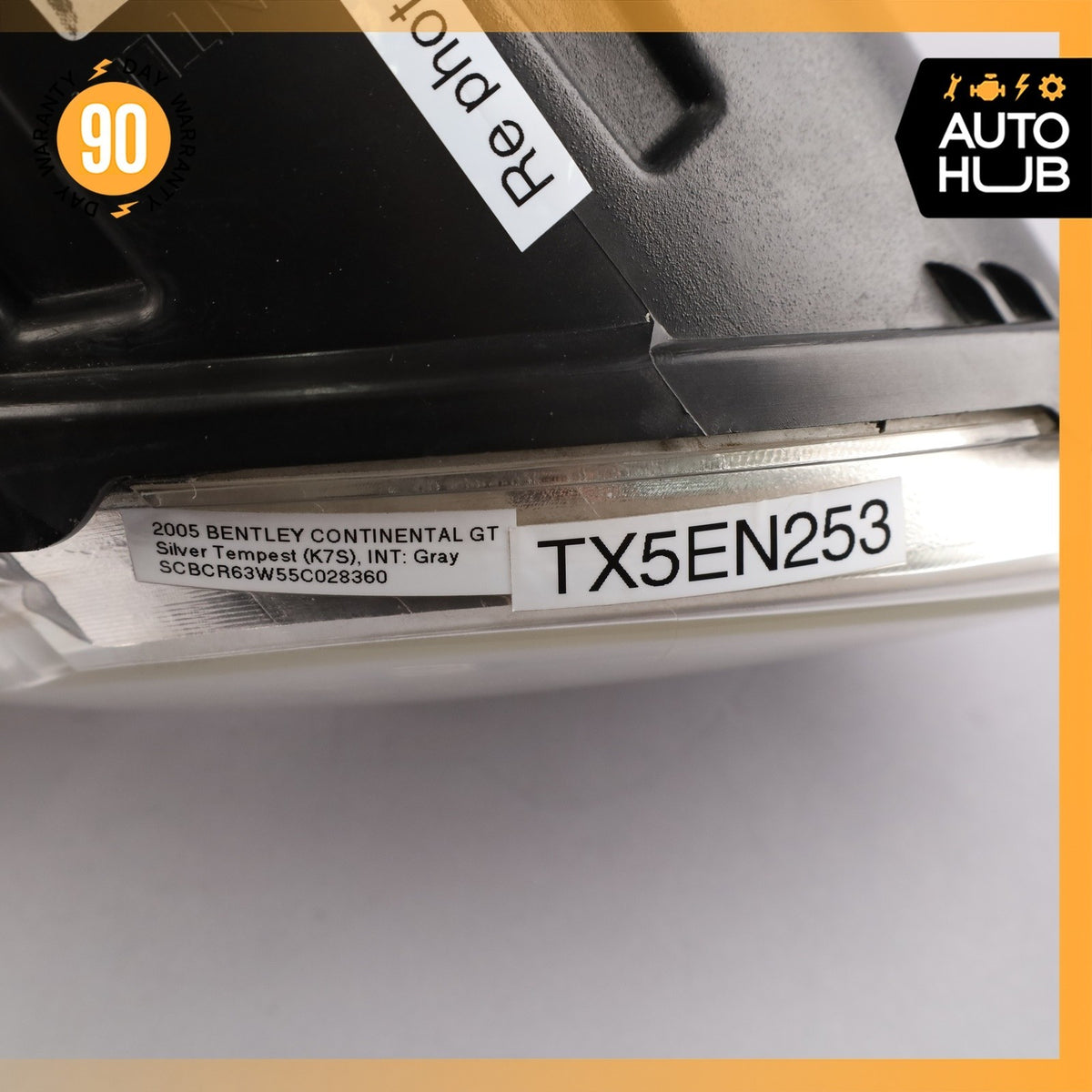 03-08 Bentley Continental GT GTC Right Side Headlight Lamp Xenon 3W1941016M OEM - photo 24
