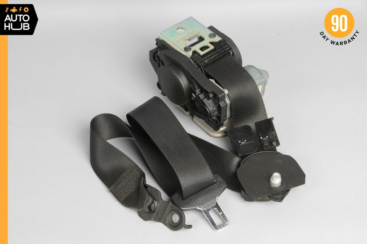 07-09 Mercedes W219 CLS550 E350 E550 Front Left Driver Side Seat Belt Black OEM - photo 7