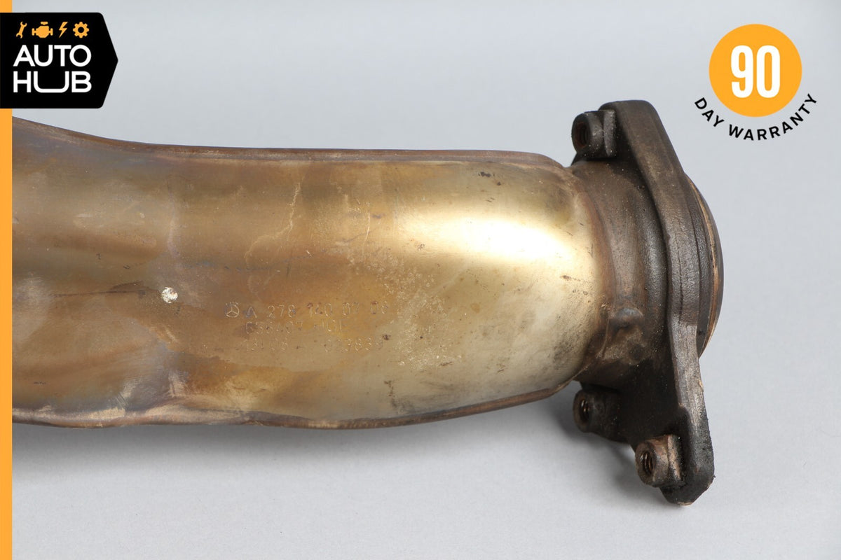 12-19 Mercedes X166 GL450 ML63 AMG Engine Exhaust Front Pipe Left 2781400708 OEM - photo 9