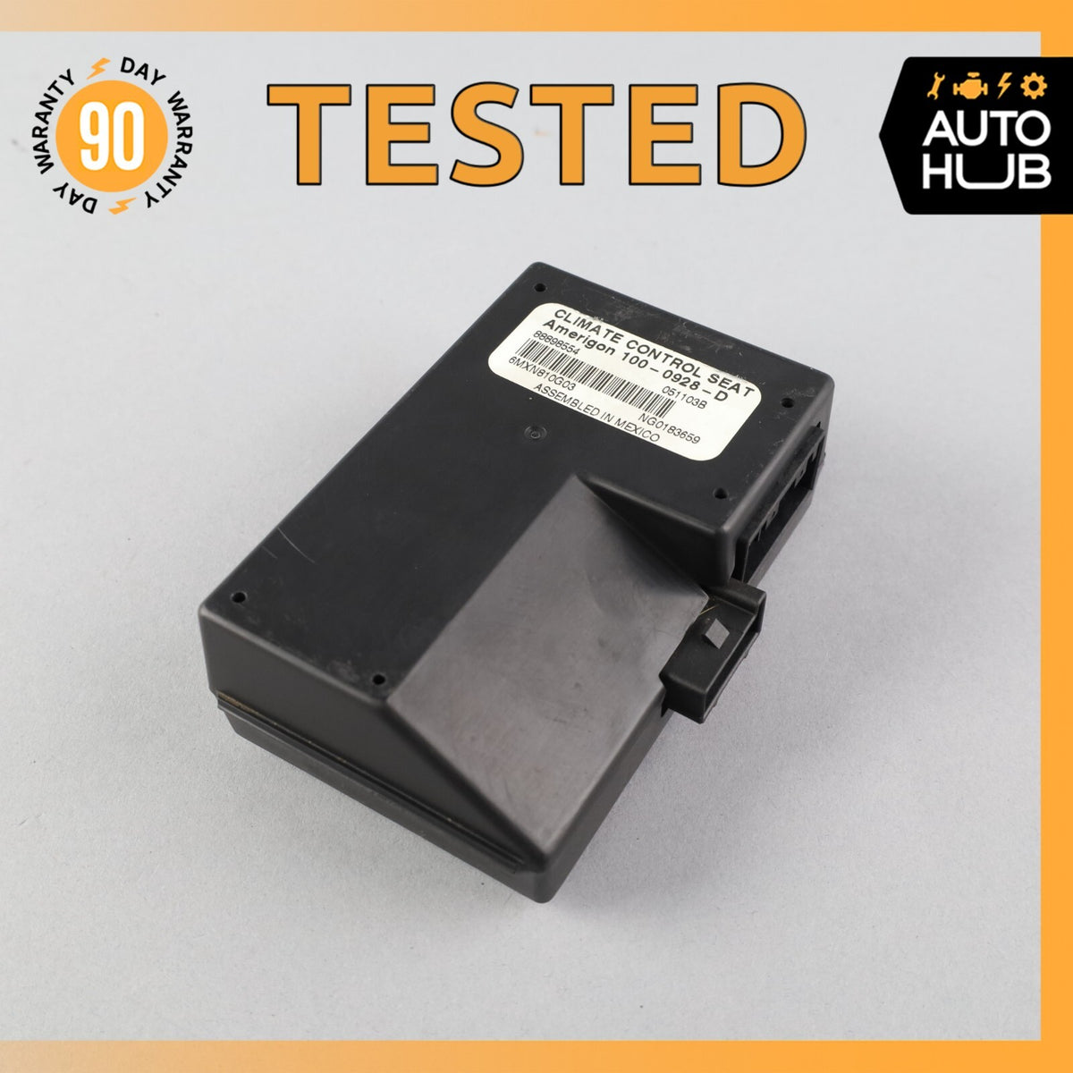04-09 Cadillac XLR Front Left Driver Side Seat Control Module 88898554 OEM - photo 1