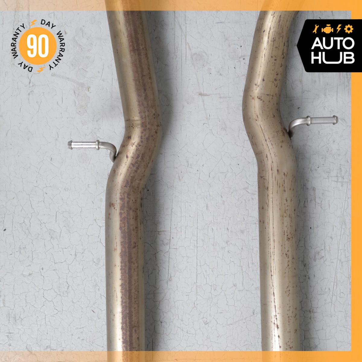 Bentley Continental GT 6.0L Middle Exhaust Downpipe Left & Right Side OEM 73k - photo 13