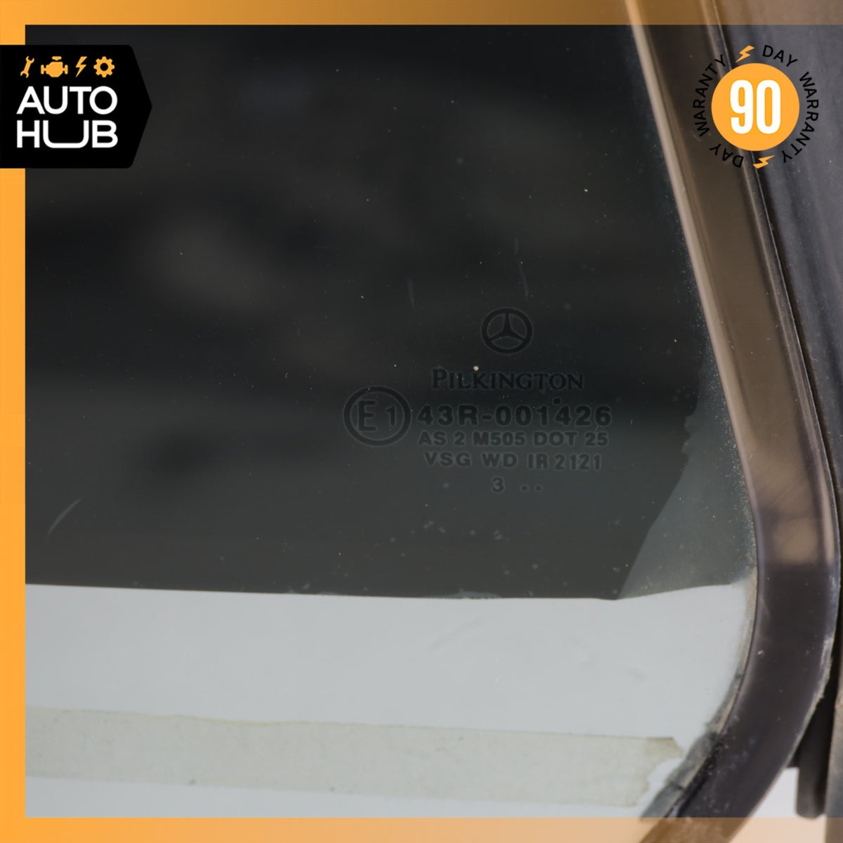 00-06 Mercedes W215 CL500 CL55 AMG Quarter Window Glass Rear Right Side OEM - photo 6