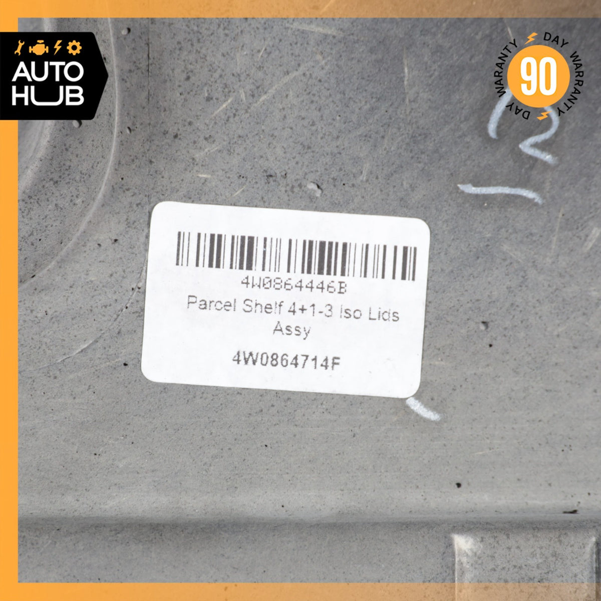 14-18 Bentley Flying Spur Trunk Deck Shelf Package Trim Cover 4W0864714F OEM 40k - photo 13