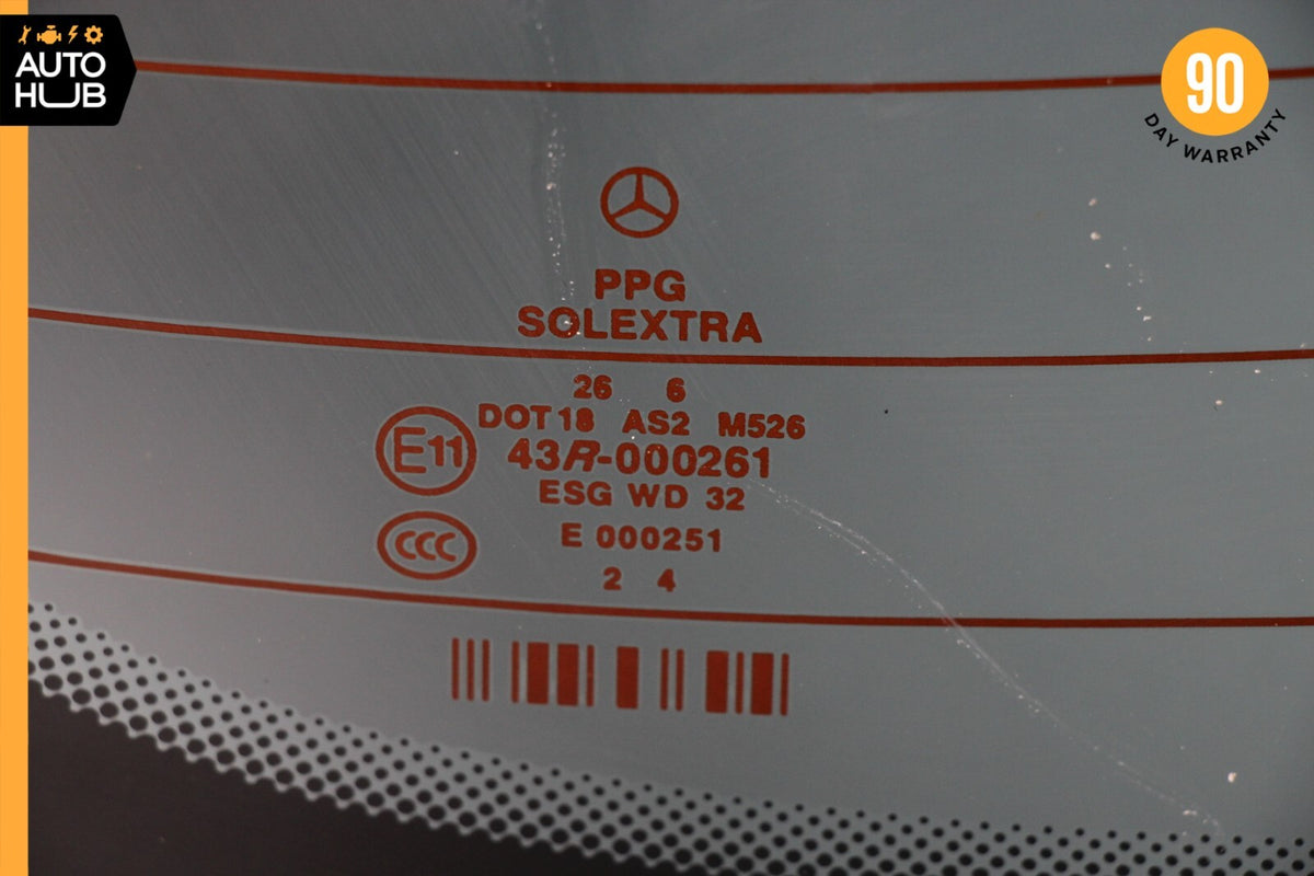 07-09 Mercedes W211 E350 E550 E320 Sedan Rear Windshield Window Glass OEM - photo 11