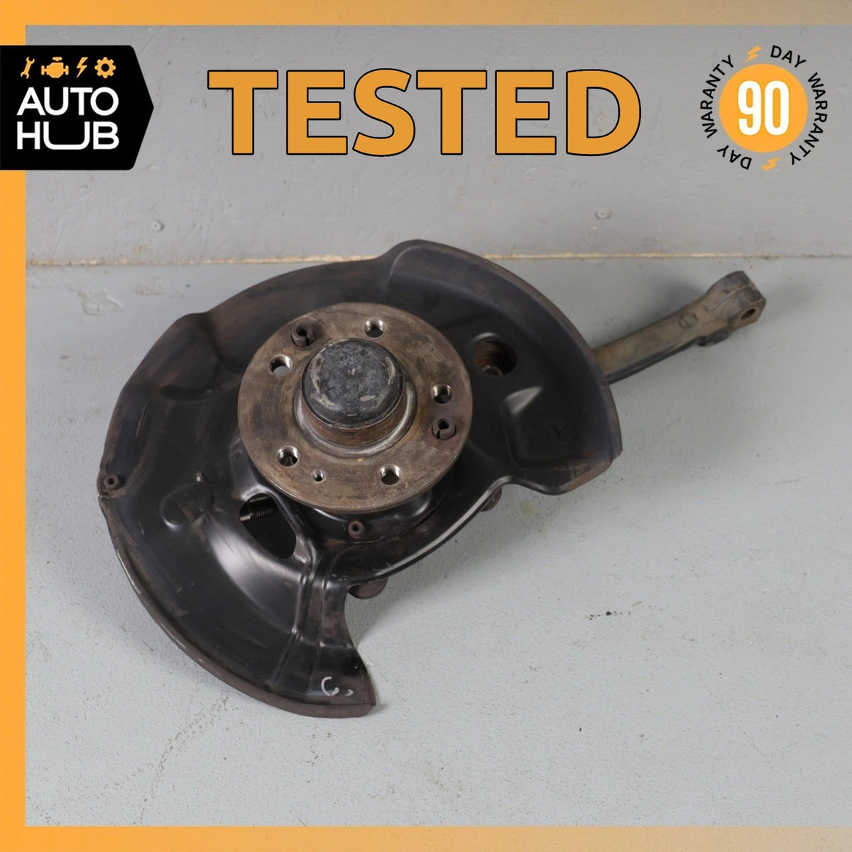 Mercedes W140 300SE Front Right Side Spindle Knuckle Hub OEM - photo 1