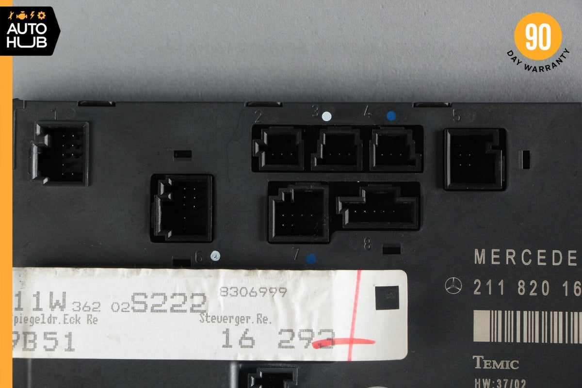 03-09 Mercedes W211 E55 AMG E550 Front Right Passenger Door Control Module OEM - photo 9