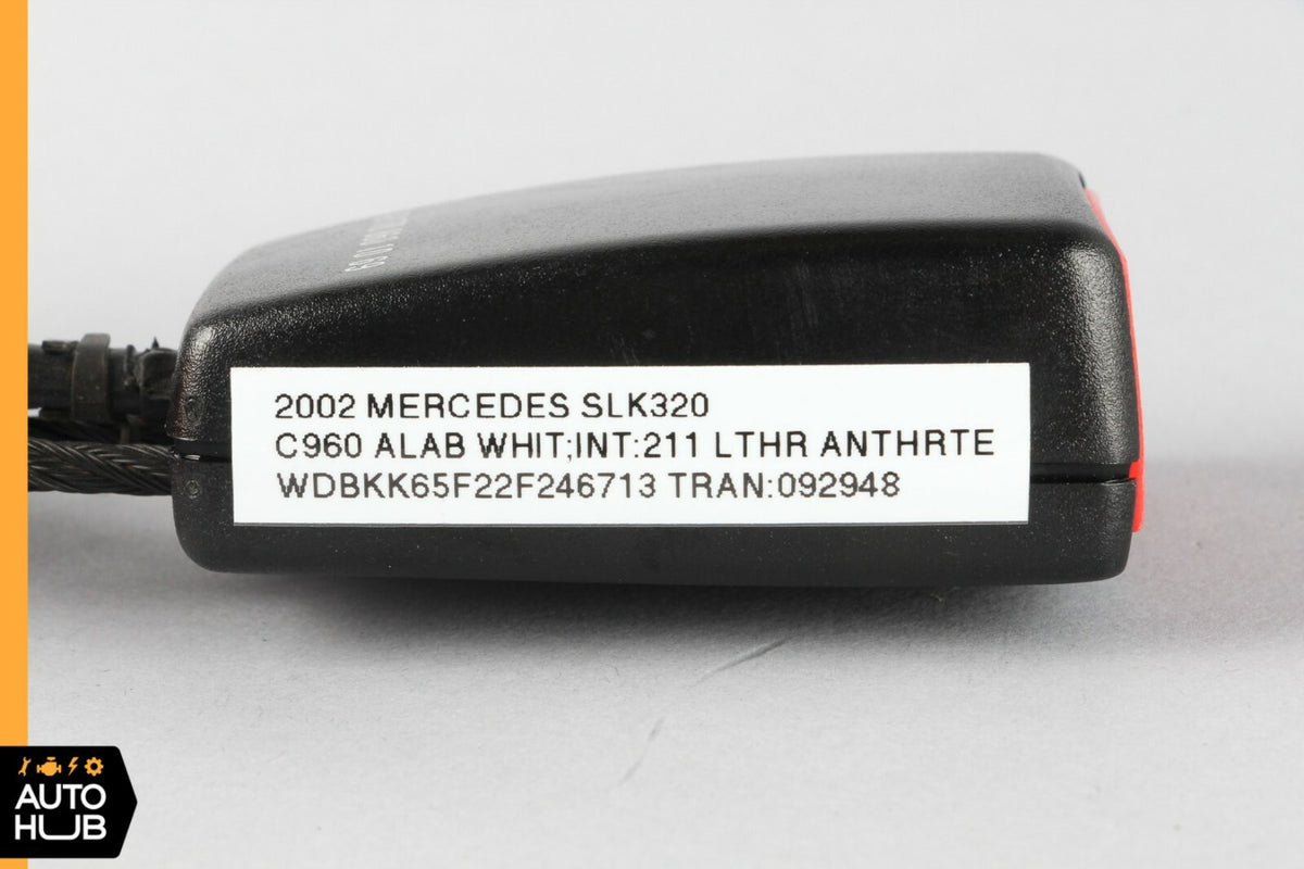 97-04 Mercedes R170 SLK230 SLK320 Right Passenger Seatbelt Seat Belt Buckle OEM - photo 10