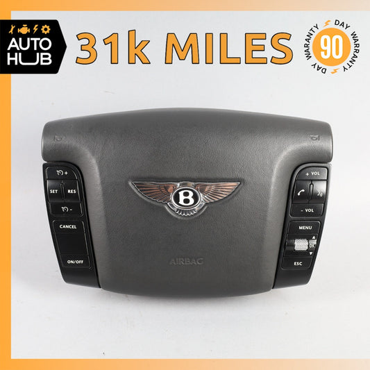 03-13 Bentley Continental GT Flying Spur Driver Steering Wheel Airbag OEM 31k - photo 1