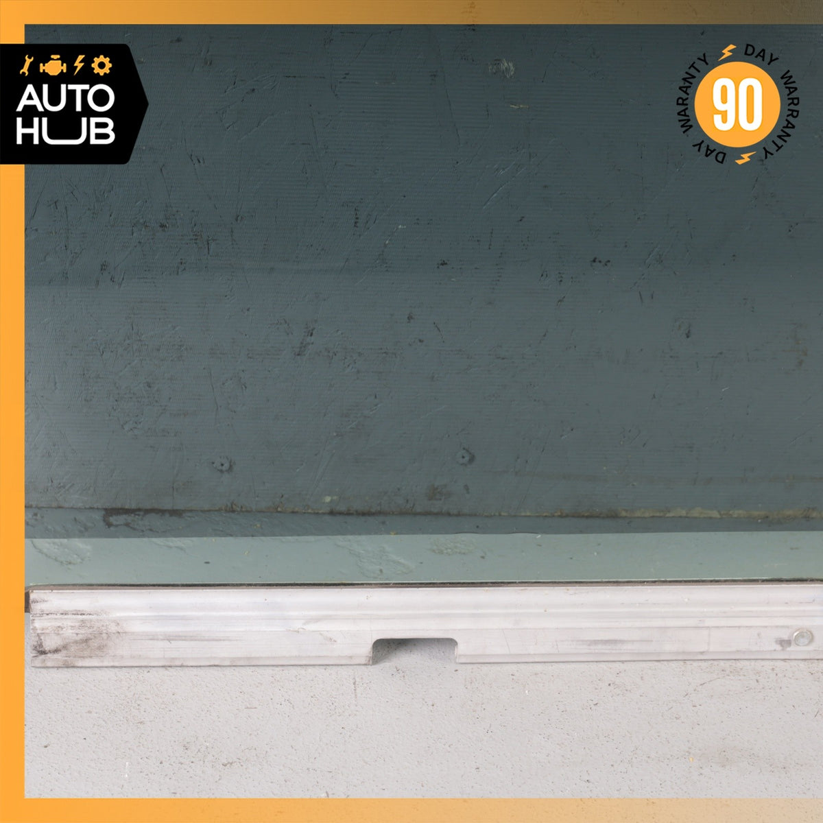 90-93 Mercedes 300E Front Right Passenger Side Door Window Glass OEM - photo 6