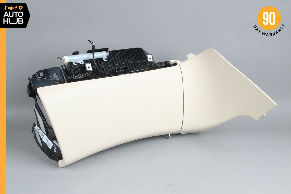 03-06 Mercedes W211 E350 E500 Dashboard Glove Box Storage Compartment w/ Key OEM - photo 4