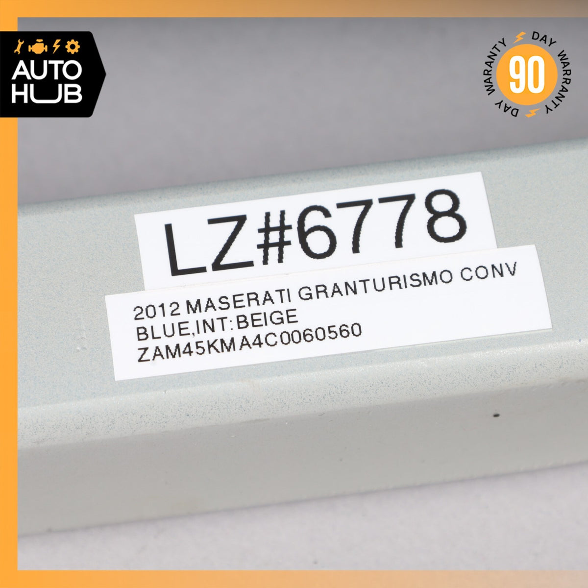 10-19 Maserati GranTurismo GranCabrio M145 Front Cross Member Crossmember OEM - photo 12