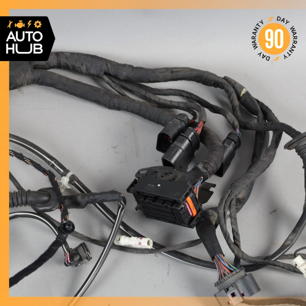 17-19 Porsche 991 911 C4S Rear Right Relay Fuse Box Wiring Harness Cut OEM 24k - photo 4