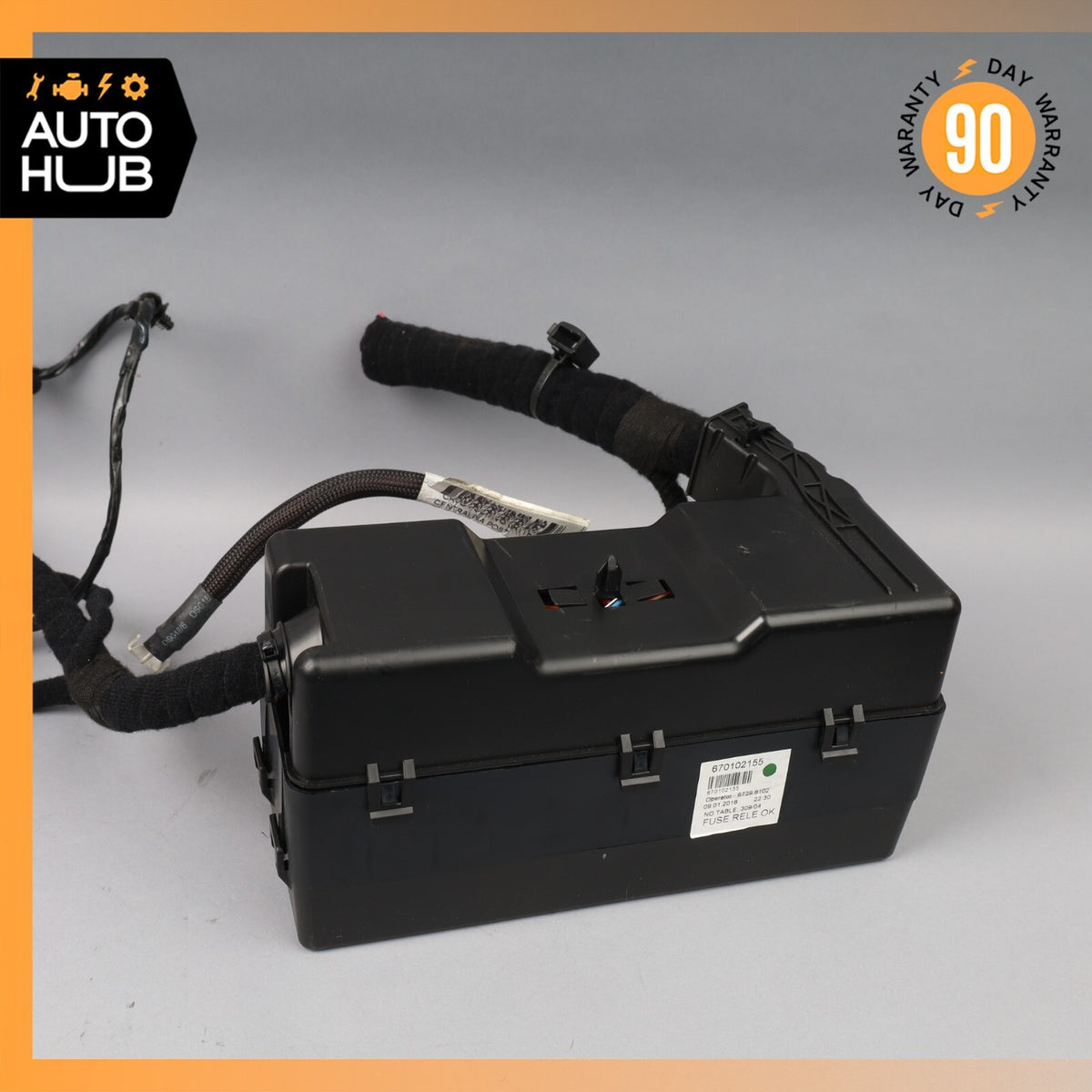 2018 Maserati Ghibli M157 3.0L RWD Rear Trunk Fuse Box w/ Wire Harness OEM - photo 14