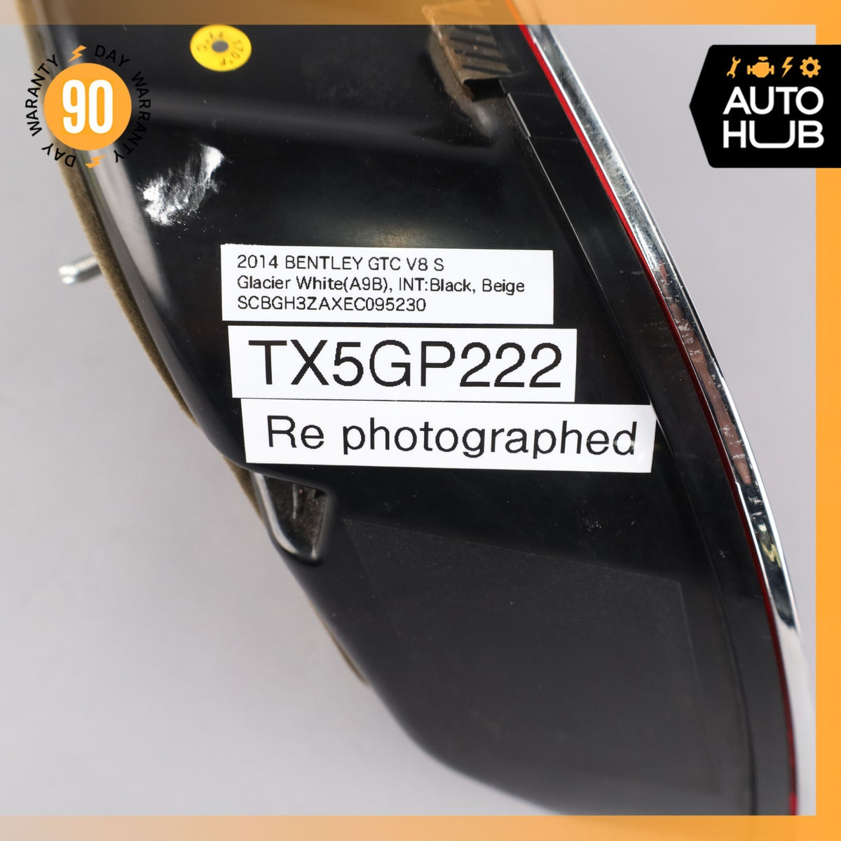 13-18 Bentley Continental GTC GT Right LED Tail Light Lamp 3W3945096S OEM 49k - photo 22