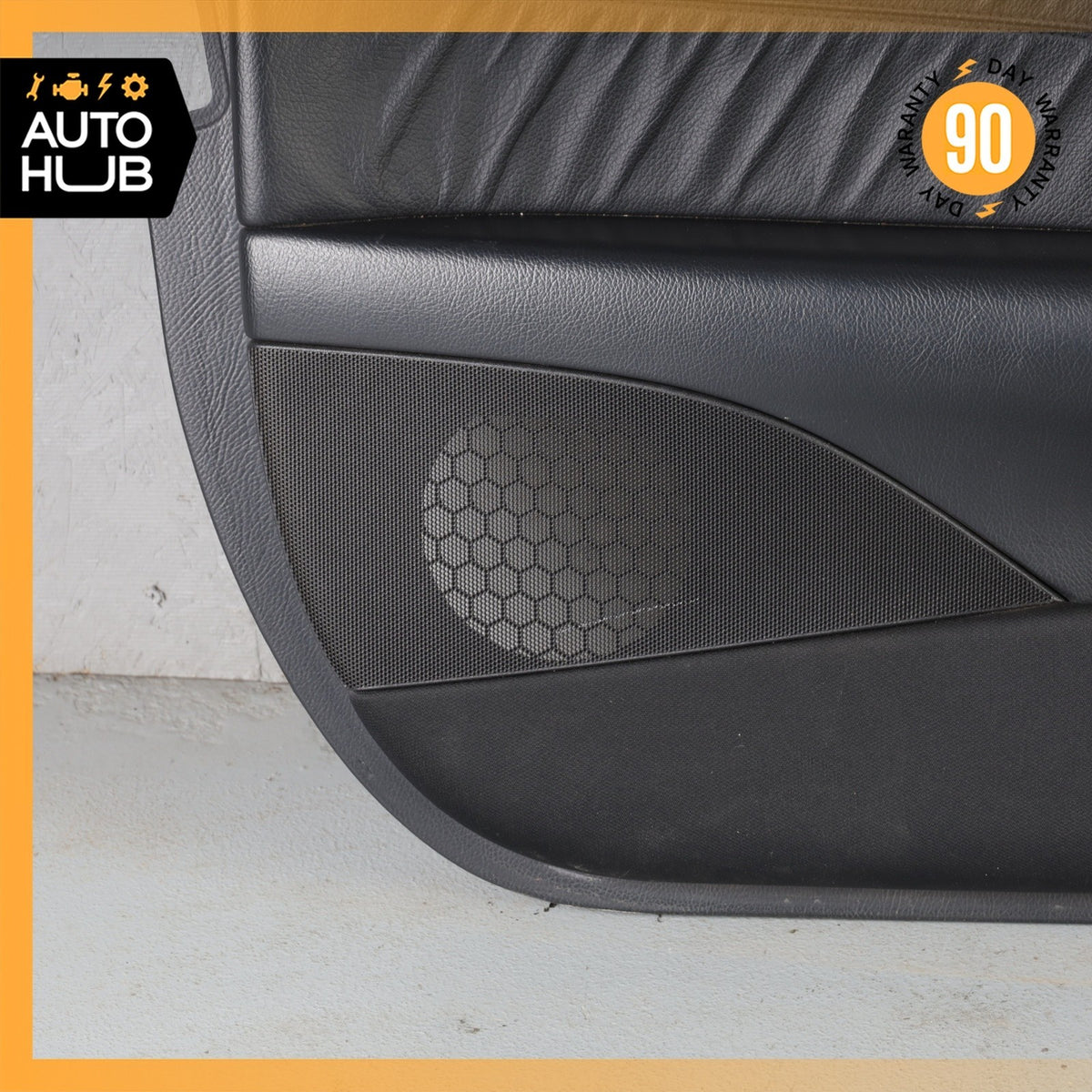 06-09 Mercedes W209 CLK350 CLK500 Door Panel Front Left Side Black OEM - photo 5
