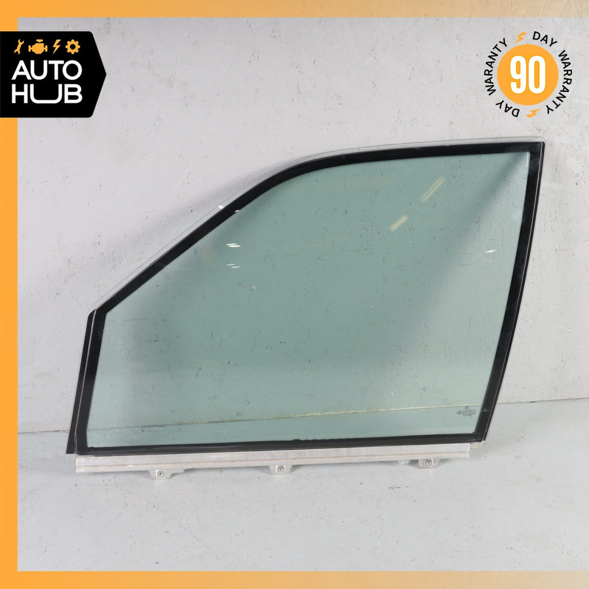 92-99 Mercedes W140 S320 300SE S420 Front Left Side Door Window Glass OEM - photo 1