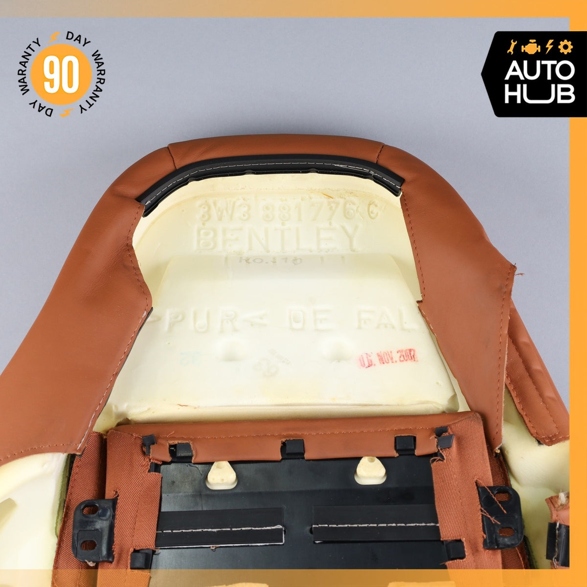 Bentley Continental GTC GT Front Right Side Seat Upper Back Cushion OEM 43k - photo 14