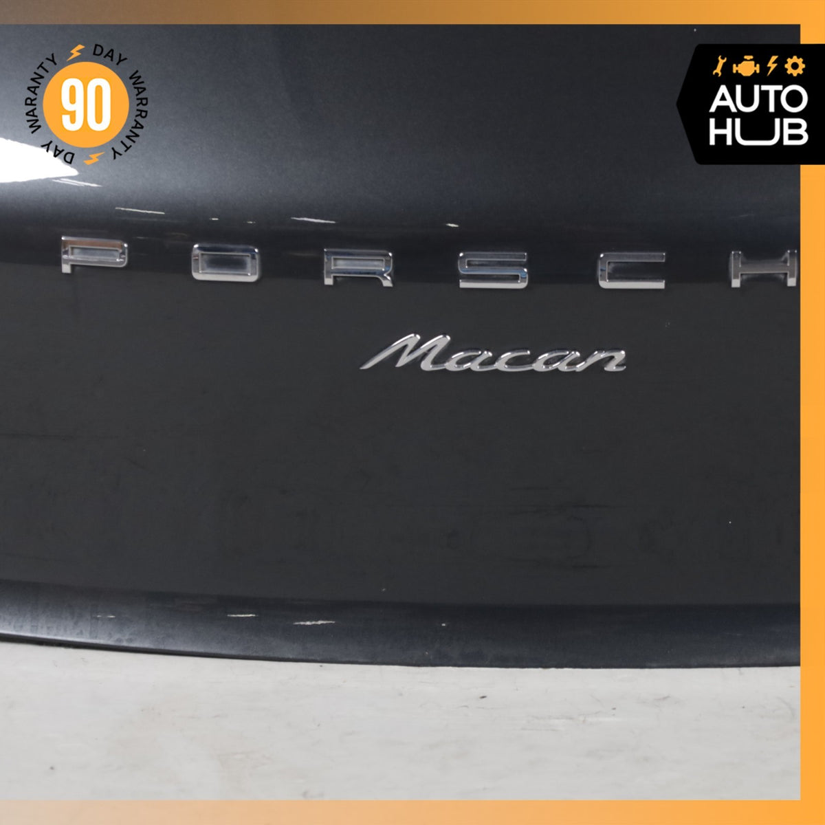 15-18 Porsche Macan 95B Trunk Lid Liftgate Tailgate Hatch Shell w/Spoiler OEM - photo 9