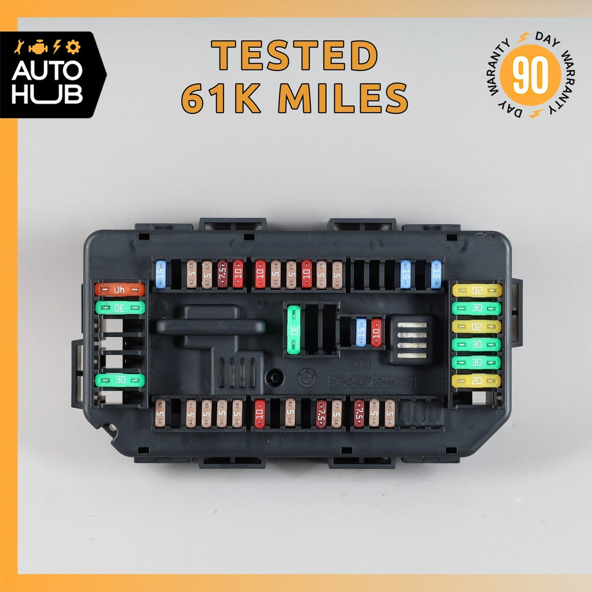12-18 BMW F30 330e 320i 328i Front Sam Module Relay Distribution Fuse Box OEM - photo 1