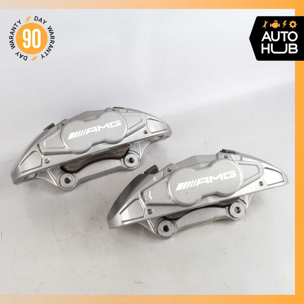 14-19 Mercedes W117 CLA45 GLA45 AMG Front Left & Right Brake Calipers Set OEM - photo 3