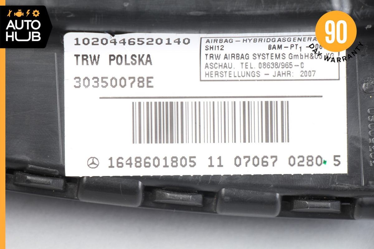 Mercedes W216 CL600 S400 R350 Front Right Passenger Side Seat Airbag SRS OEM - photo 10