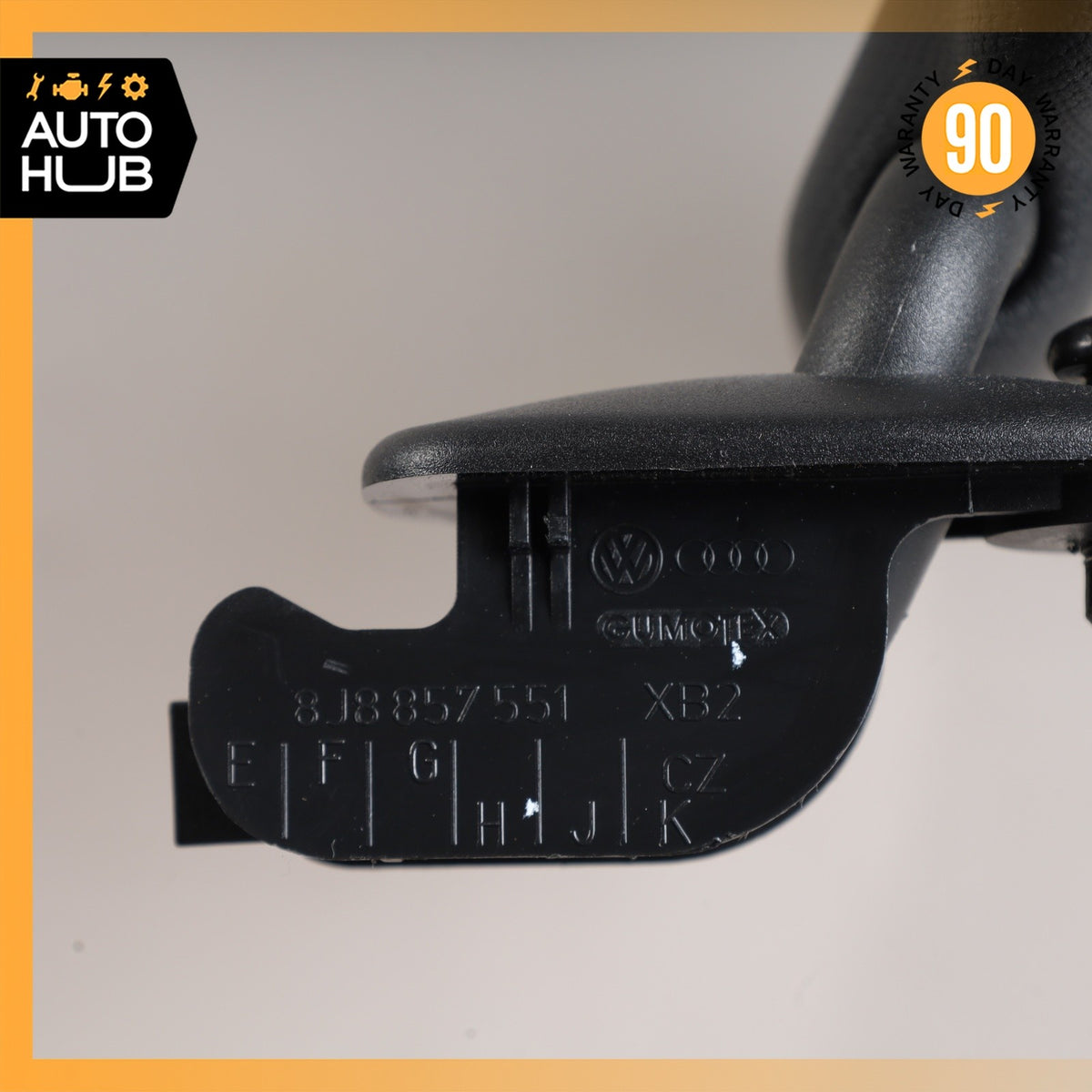 Audi 8J TT Coupe Left Driver Side Sunvisor Sun Visor Black OEM - photo 9