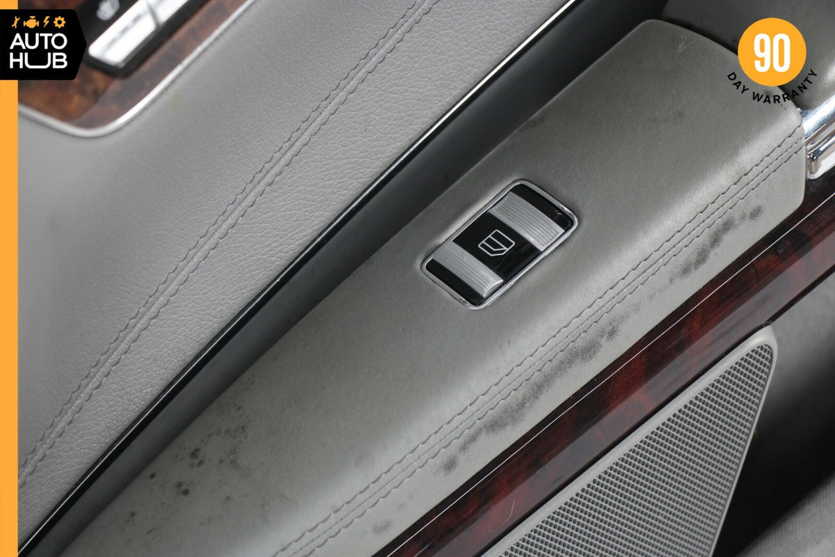 07-10 Mercedes W216 CL550 Front Right Side Interior Door Panel Nappa Gray OEM - photo 9