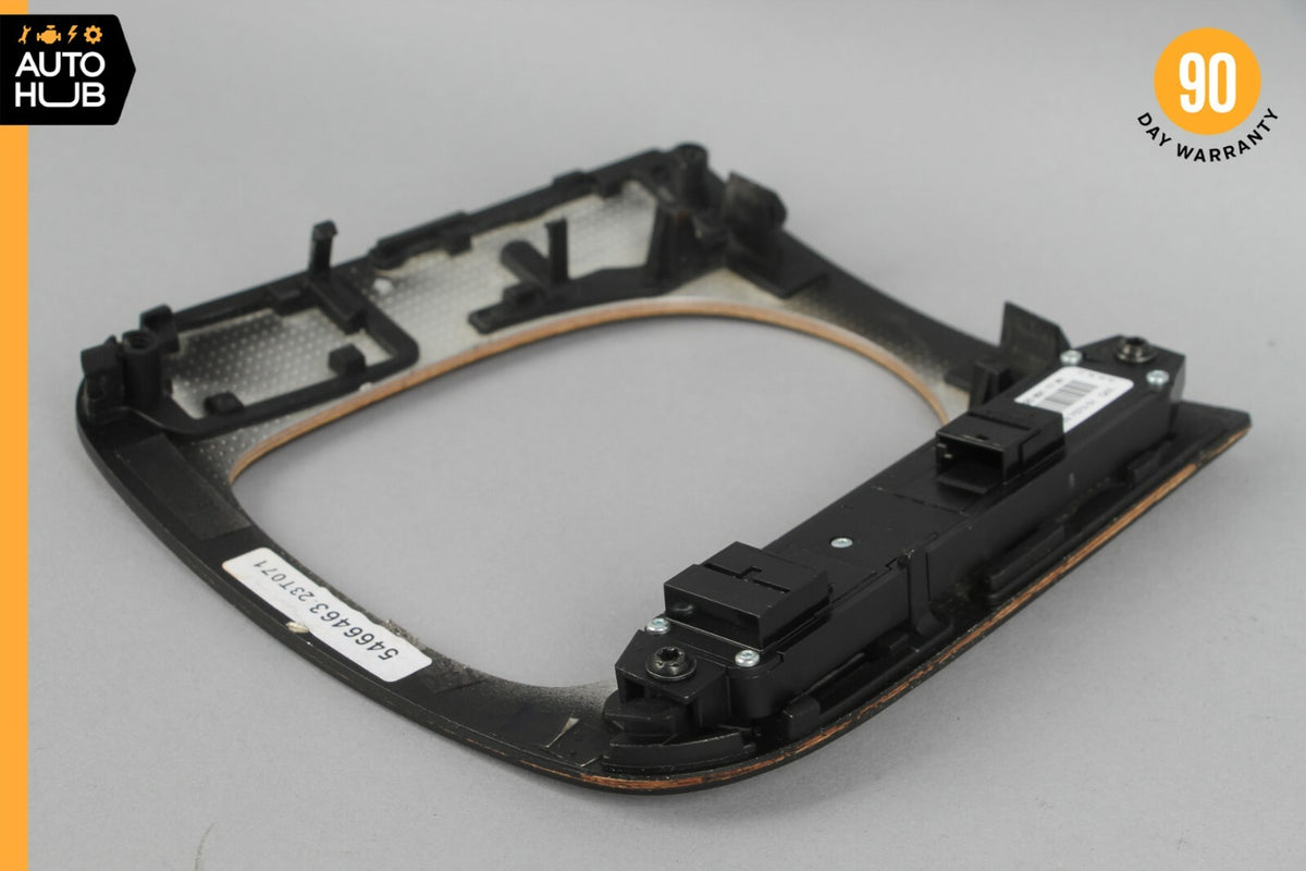03-06 Mercedes W220 S430 S500 Center Console Shifter Bezel Trim Wood OEM - photo 11