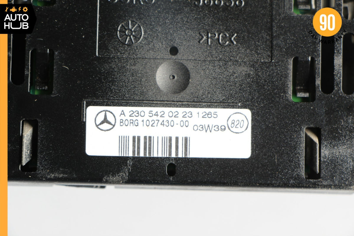 03-12 Mercedes R230 SL550 SL55 AMG Rear Parktronic Buzzer Display PDC Beige OEM - photo 11
