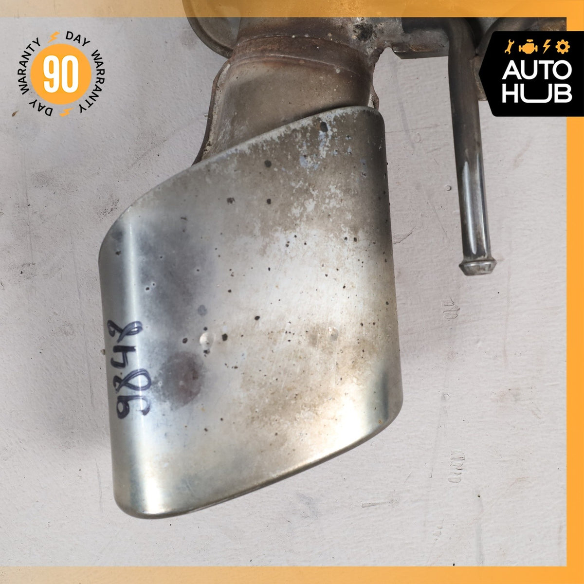 03-06 Mercedes R230 SL500 Left & Right Exhaust Muffler Mufflers Tips Set OEM - photo 8
