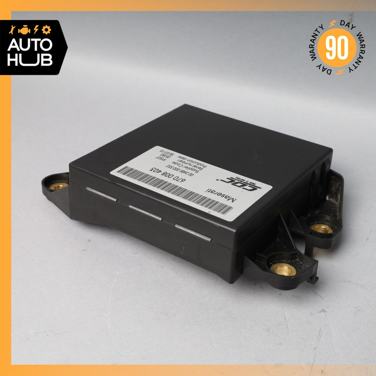 14-15 Maserati Quattroporte M156 S Suspension Control Module 670008403 OEM - photo 3