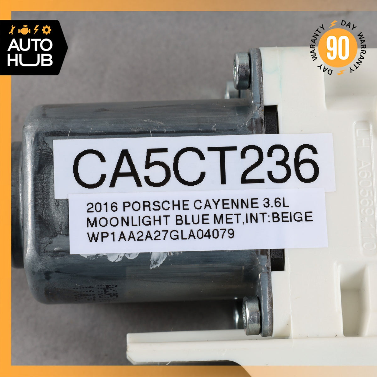11-18 Porsche Cayenne 958 Rear Right Door Window Regulator Motor 8K0959812A OEM - photo 12