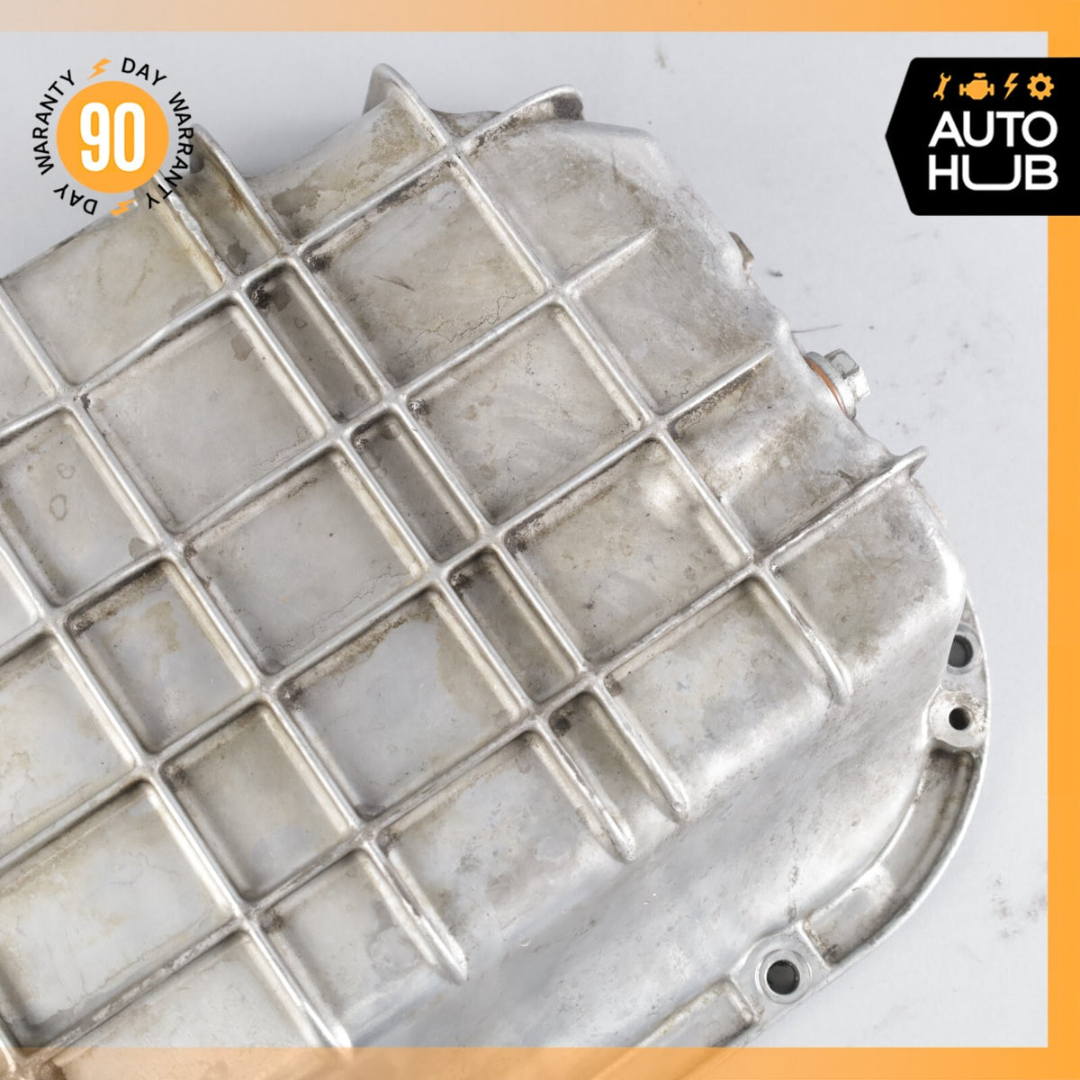 98-06 Mercedes W220 S55 AMG E430 S430 CLK430 Lower Oil Pan 1120140603 OEM - photo 3