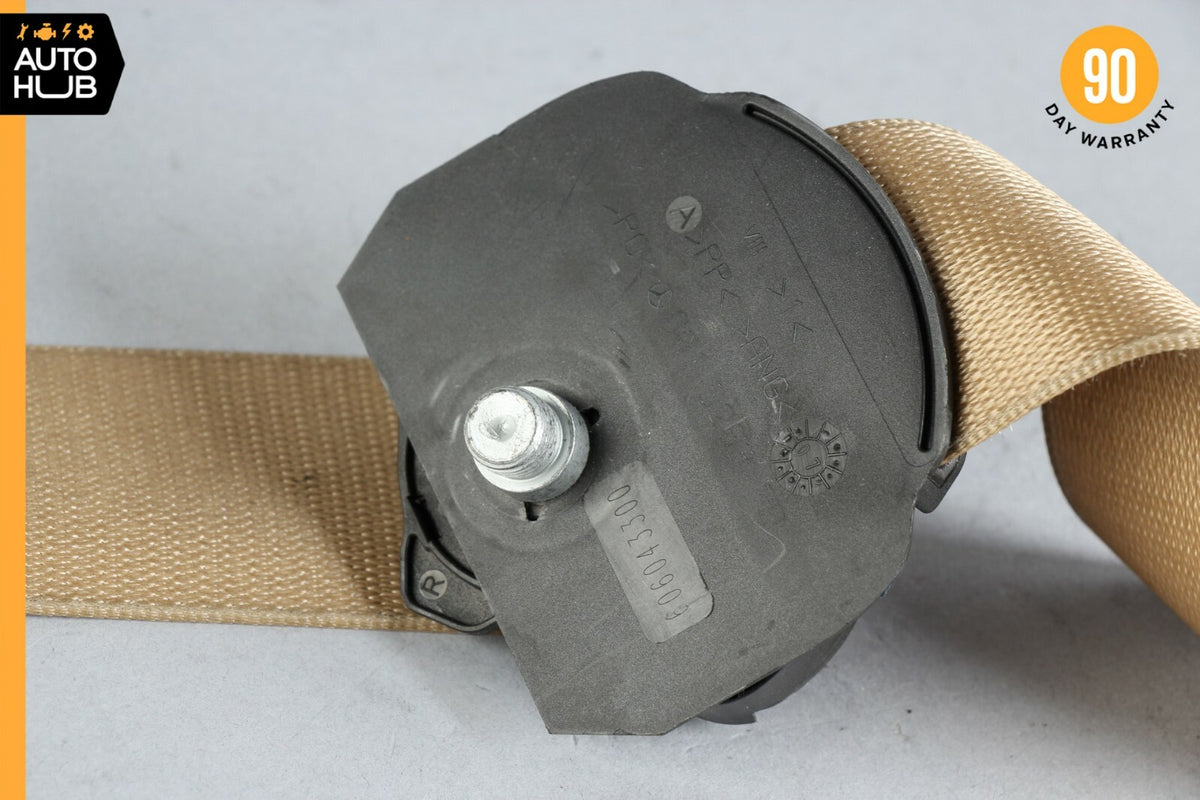 06-08 Mercedes W251 R350 ML350 Front Right Side Seat Belt Seatbelt Beige OEM - photo 6
