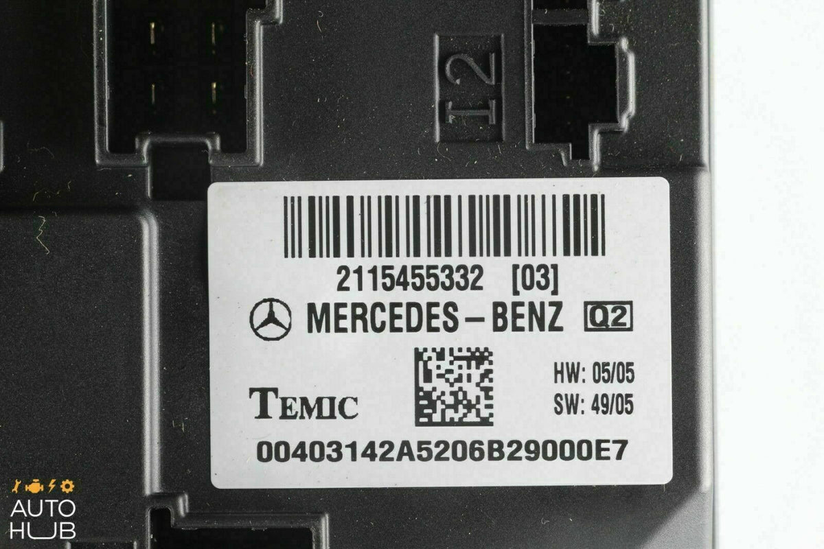 03-11 Mercedes W211 E350 CLS550 CLS500 Body Control Module BCM 2115455332 OEM - photo 7