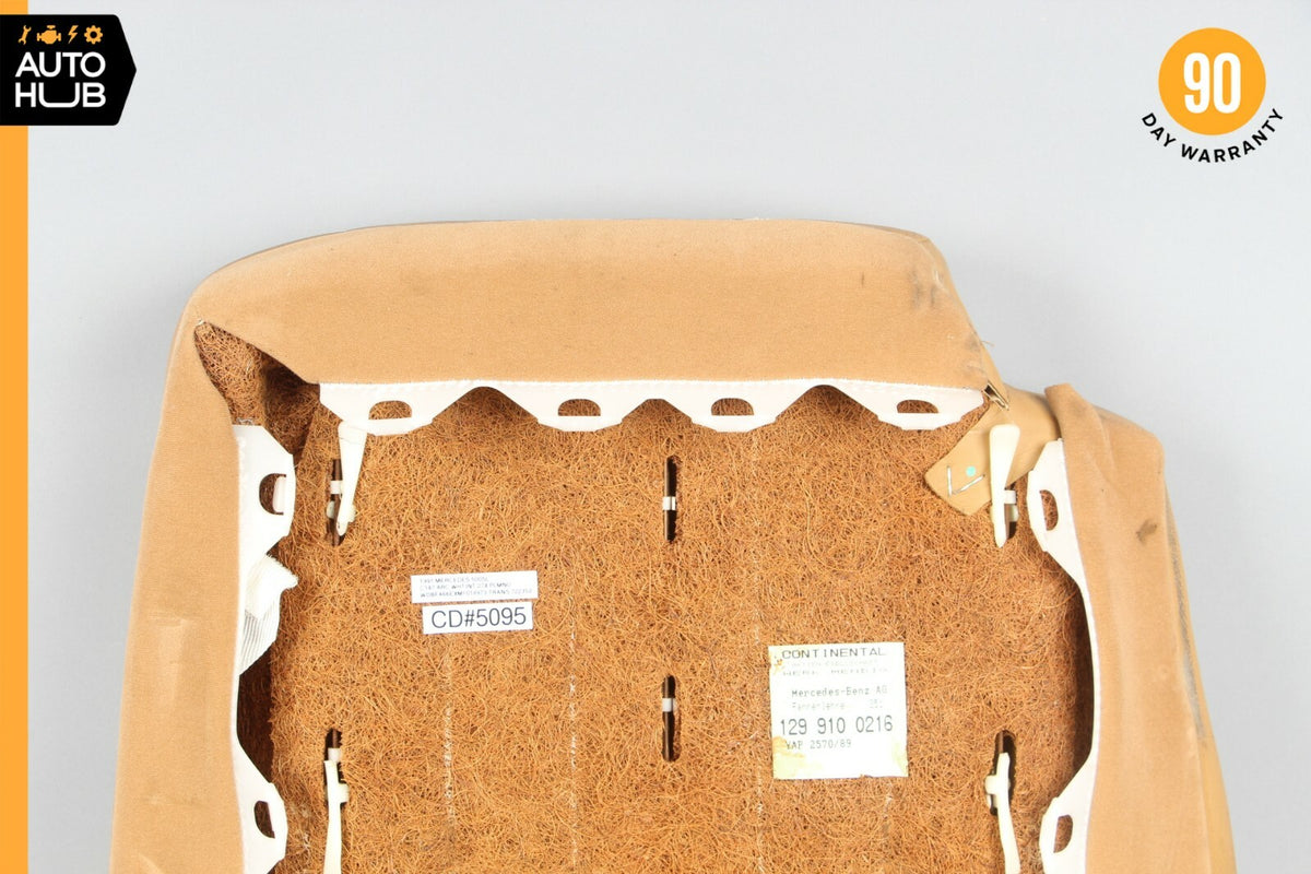 90-95 Mercedes R129 500SL SL500 Right Passenger Upper Top Seat Cushion Java OEM - photo 9