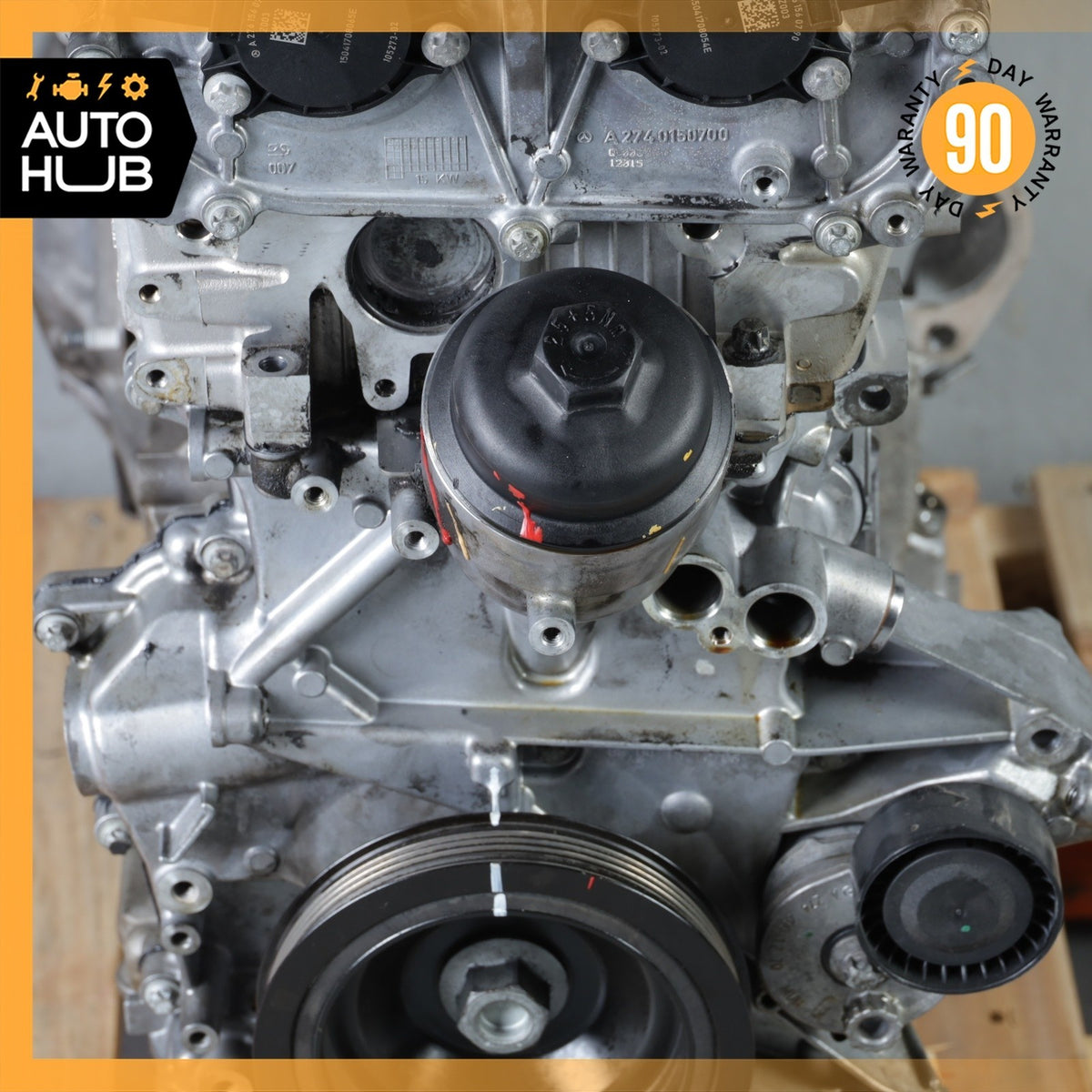 15-20 Mercedes W205 C300 E300 RWD M274 2.0L Engine Motor Assembly 274.920 OEM - photo 7