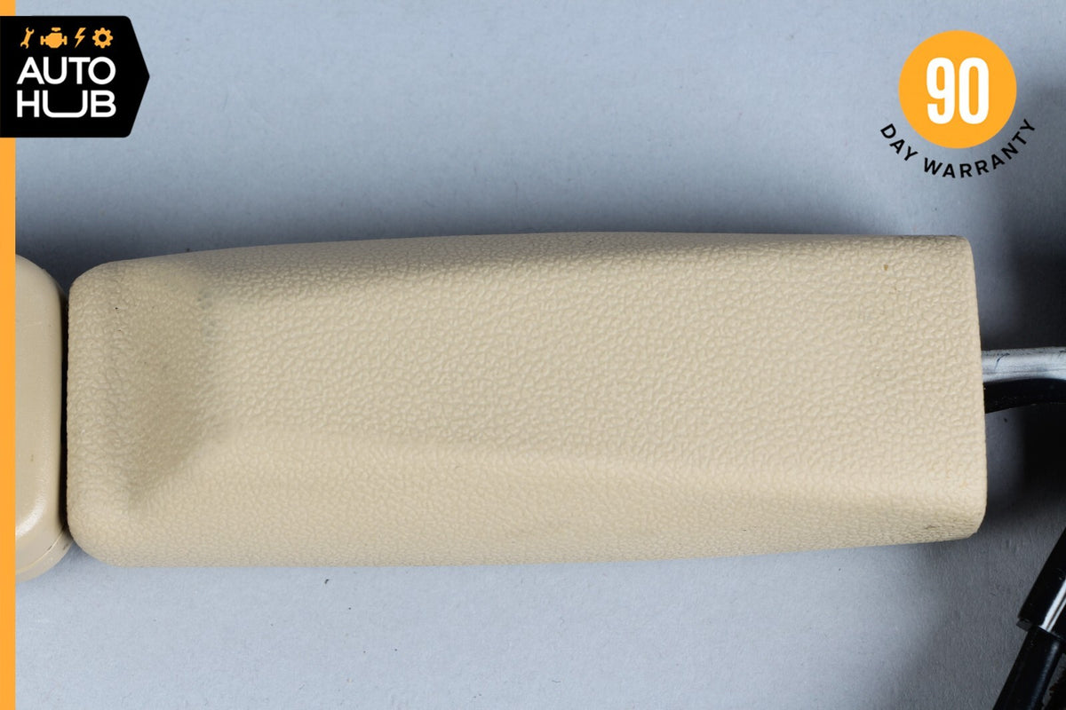 07-14 Mercedes W221 S400 CL550 Front Right Passenger Seat Belt Buckle Beige OEM - photo 4