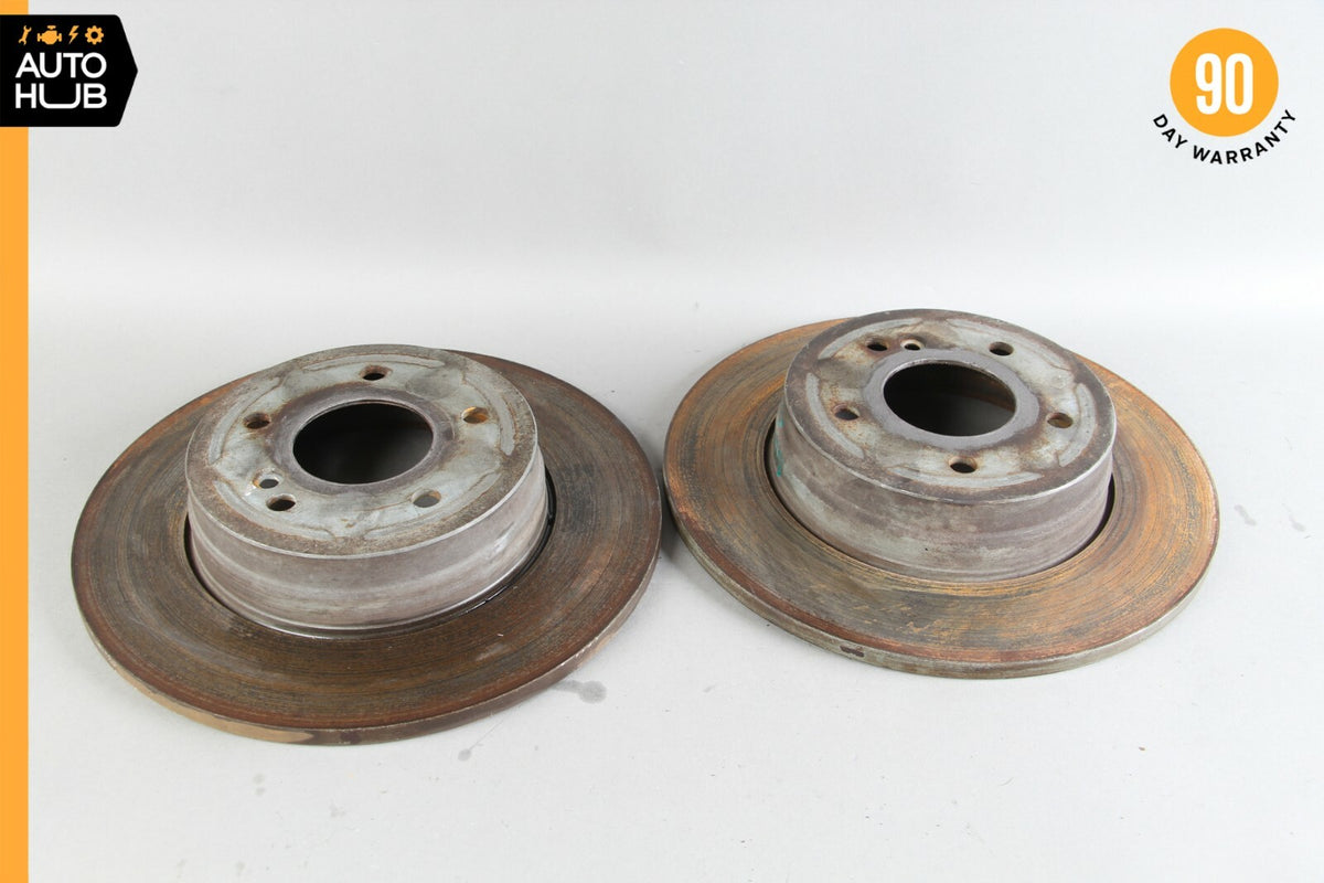 05-11 Mercedes R171 SLK350 SLK280 Rear Brake Rotor Left and Right Set OEM - photo 1