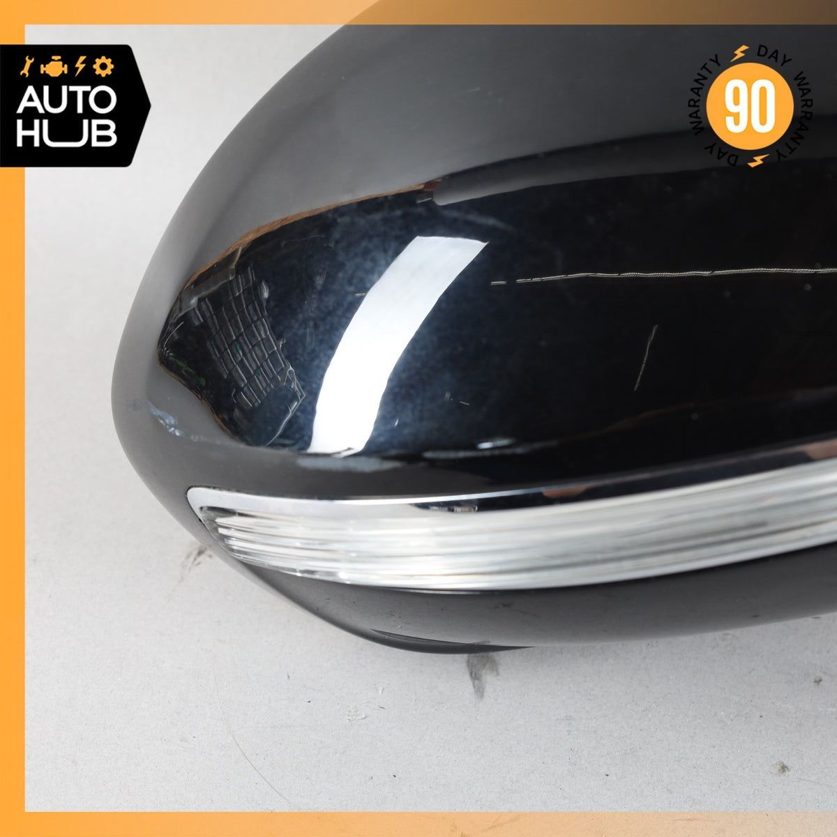 14-18 Bentley Flying Spur Right Side Rear View Door Mirror Black 4W1857410A OEM - photo 13