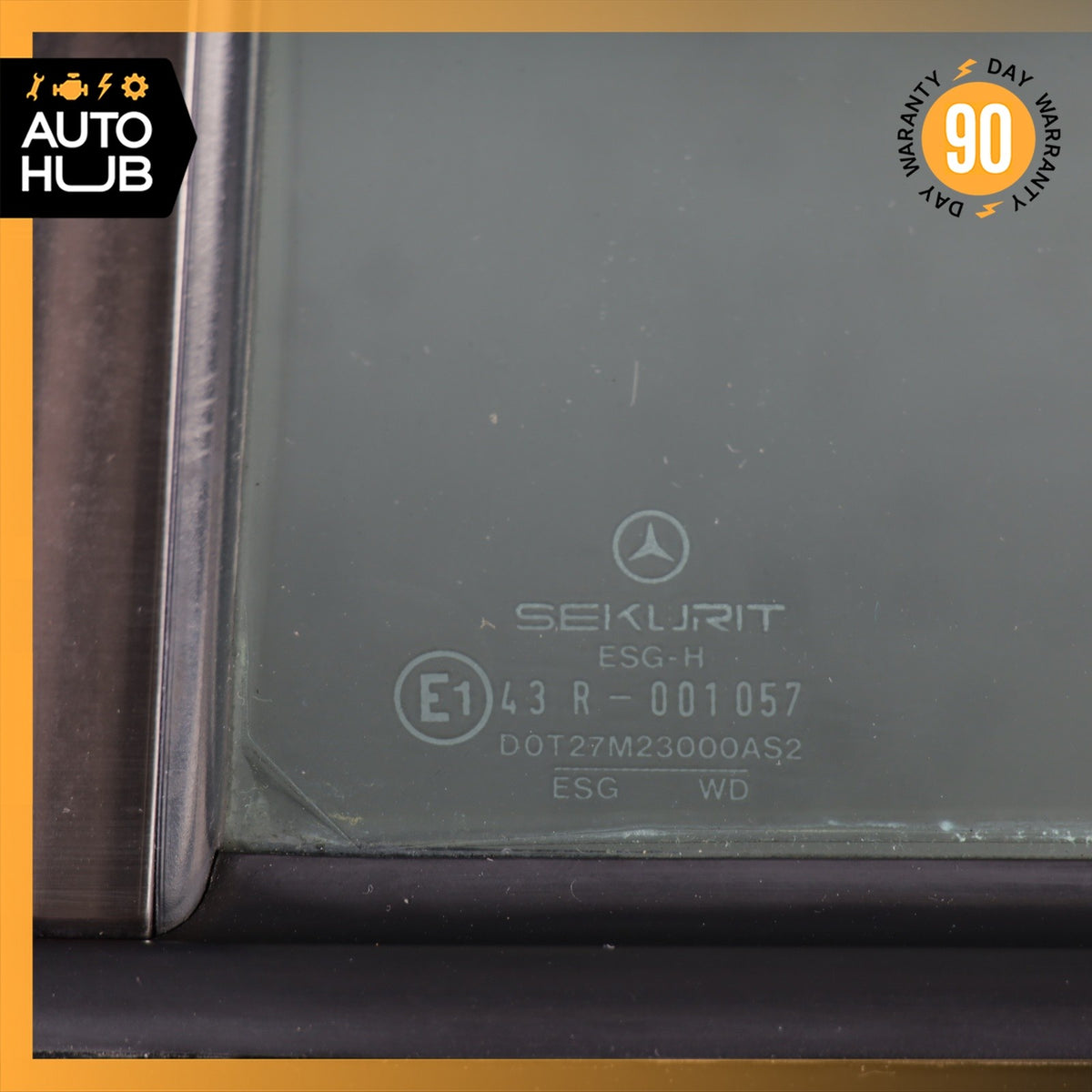 90-95 Mercedes W124 300E E320 Rear Left Side Door Shell 1247301705 OEM - photo 13